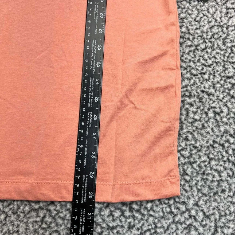 Air Jordan Shirt Men Medium‎ Orange Jumpman Short Sleeve Crew Neck New M
